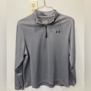 Under Armour quarter zip pullover - large - gray
